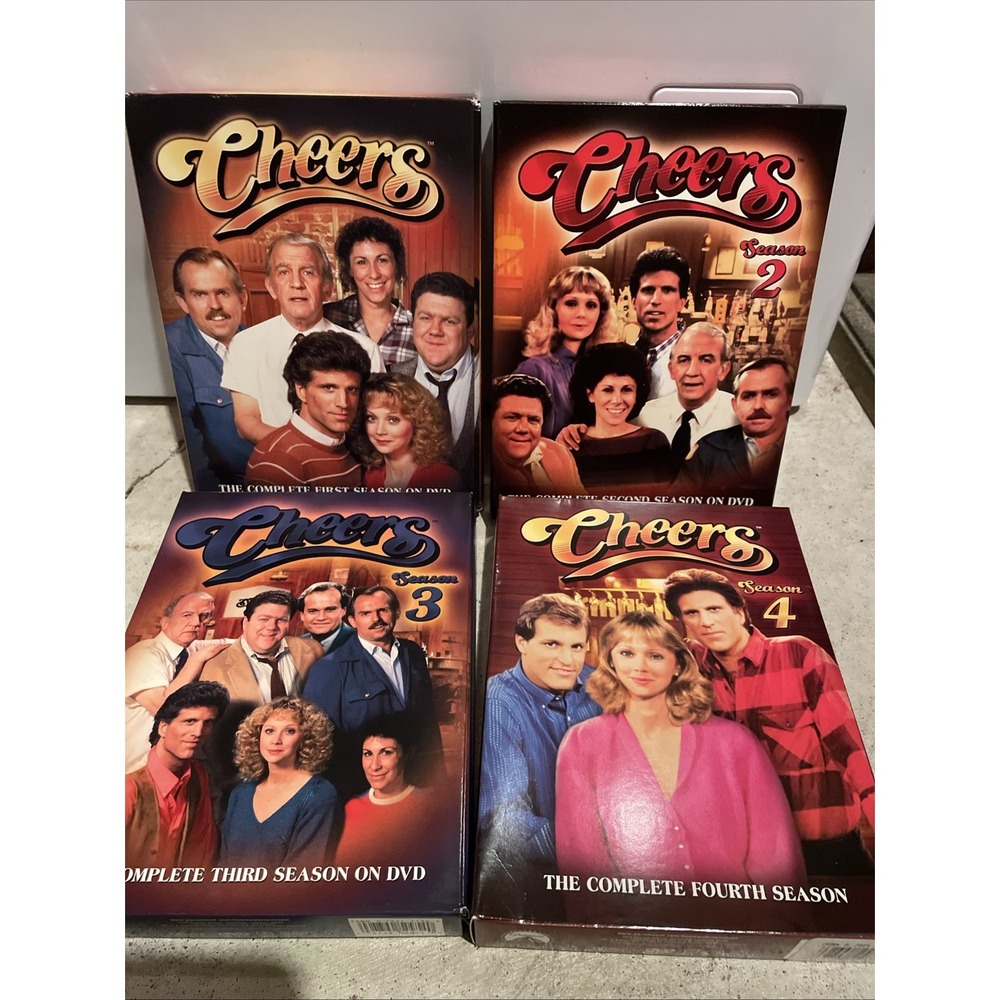 Cheers Seasons 1-4 DVD - Sitcom Woody Harrelson Shelly Long Frasier Norm!